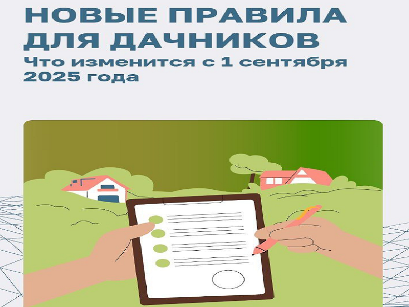 С 1 сентября 2025 года вступили в силу изменения в Закон «О ведении гражданами садоводства и огородничества для собственных нужд», которые затронут владельцев дачных и садовых участков, а также тех, кто планирует их приобрести или унаследовать..